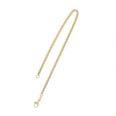 Luxxos Panzerarmband 2,45 mm aus 750 Gelbgold 21 cm