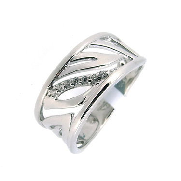 GOOIX Ring mit Zirkonia 925 AG #52