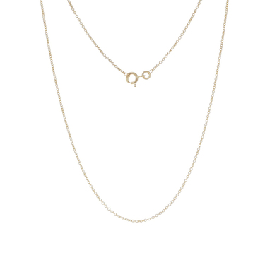 Luxxos Ankerkette rund 1,1 mm aus 333 Gelbgold 40 cm