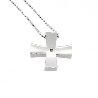 Brosway Kette Kreuz mit Diamant