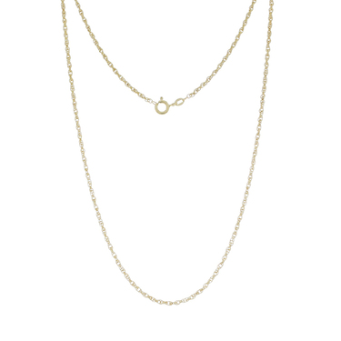 Luxxos Doppelankerkette 1,8 mm aus 750 Gelbgold 38 cm