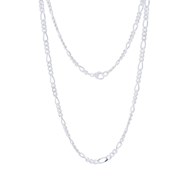 Luxxos Figarokette 4,70 mm aus 925 Sterling Silber 50 cm