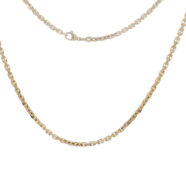 Ankerkette aus 750 Gelbgold 54 cm