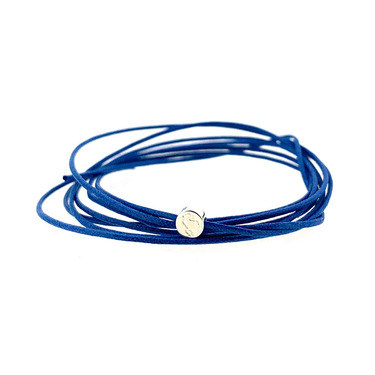 DoDo Kordel royalblau dnn 925 Silbersiegel 106 cm