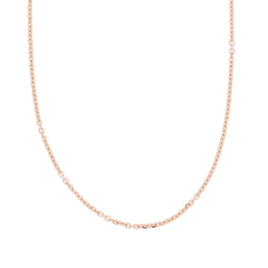 Ankerkette 1 mm aus 585 Rotgold 45 cm mit Zertifikat