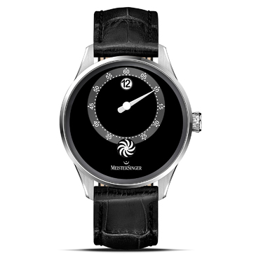 MeisterSinger Panthero Jumping Hour Automatik schwarz - PTJH902