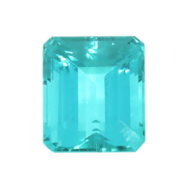 Natrlicher Lagoon Turmalin Achteck Treppenschliff 6,30 ct. mit DSEF Expertise