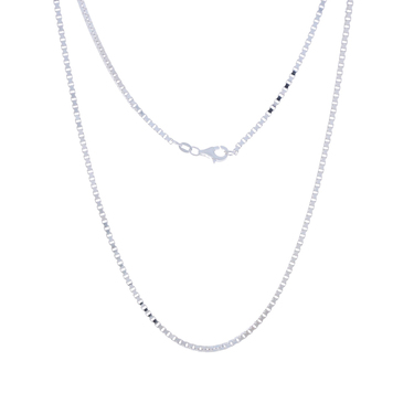 Luxxos Venezianerkette 1,85 mm aus 925 Sterling Silber 45 cm