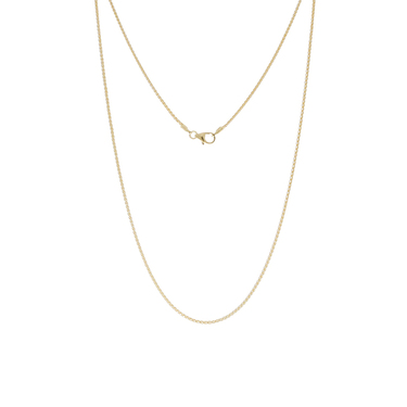 Luxxos Zopfkette 1,3 mm aus 333 Gelbgold 42 cm